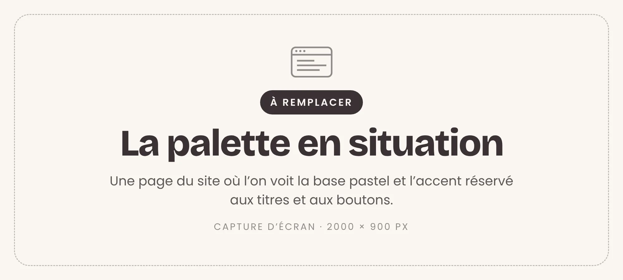 La palette ODKorea appliquée sur le site