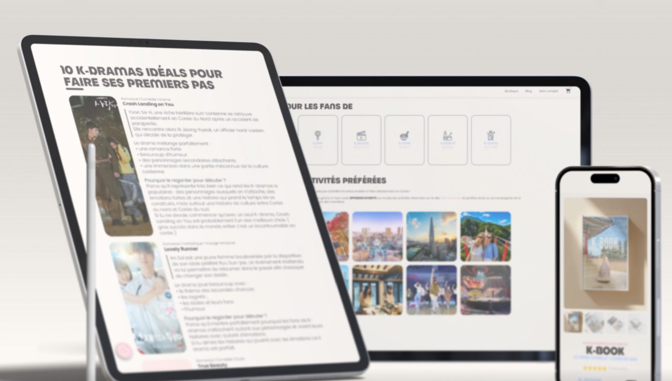 Le site ODKorea sur tablette, ordinateur et téléphone